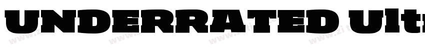 UNDERRATED Ultra字体转换